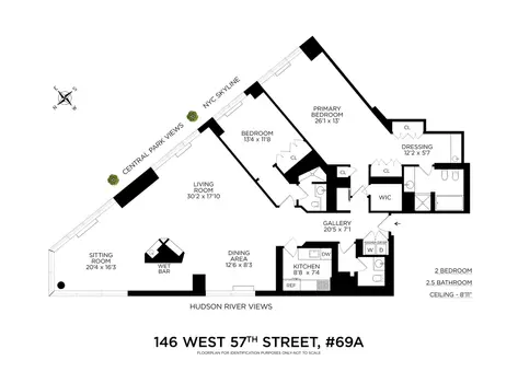 Metropolitan Tower, 146 West 57th Street, #69A