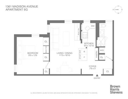 Madison Court, 1361 Madison Avenue, #6G