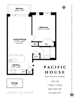 1607 Pacific Street, #3A