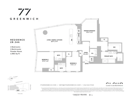 77 Greenwich Street, #28A