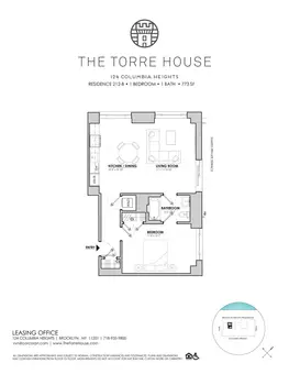 Torre House, 124 Columbia Heights, #212