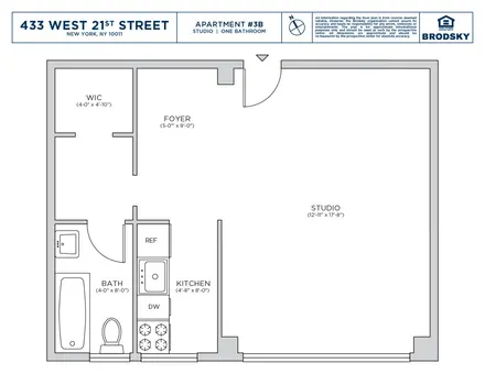 433 West 21st Street, #5B