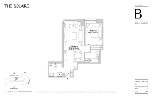 The Solaire, 20 River Terrace, #7B