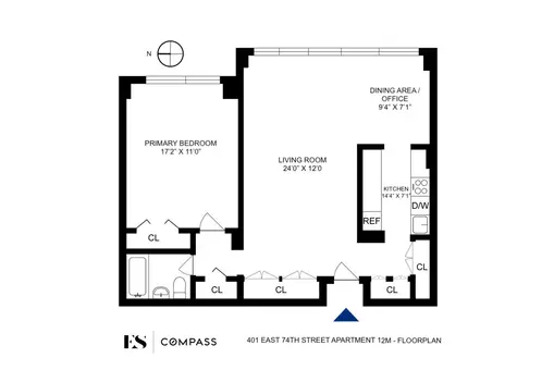 The Amherst, 401 East 74th Street, #12M