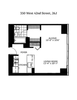 The Orion, 350 West 42nd Street, #26J