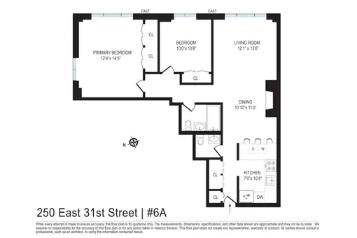 The East Side Townhouse, 250 East 31st Street, #6A