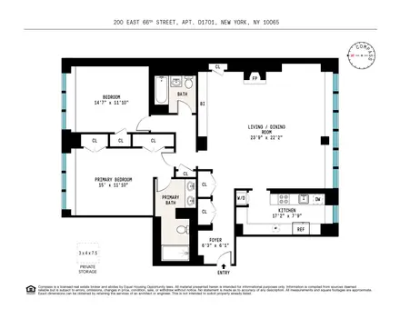 Manhattan House, 200 East 66th Street, #D1701