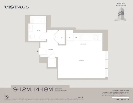 Vista 65, 97-12 65 Road, #17M