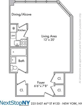 Executive House, 225 East 46th Street, #12D