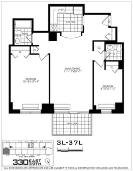 New York Tower, 330 East 39th Street, #11L