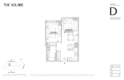 The Solaire, 20 River Terrace, #6D