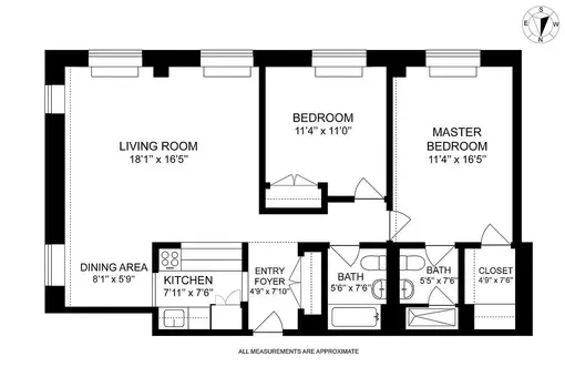 Strivers Gardens, 300 West 135th Street, #7G