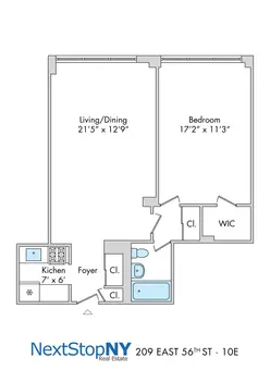 The Sterling, 209 East 56th Street, #10E