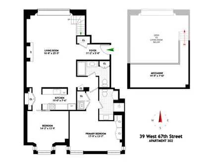 The Colonial Studios, 39 West 67th Street, #302