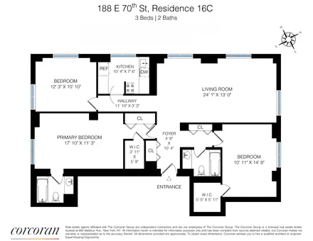 The Trafalgar House, 188 East 70th Street, #16C