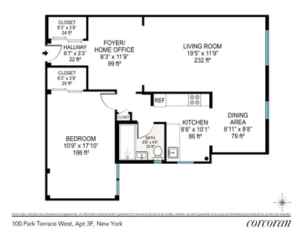 100 Park Terrace West, #3F