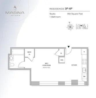 The Marina Astoria, 30-05 Vernon Boulevard, #6F