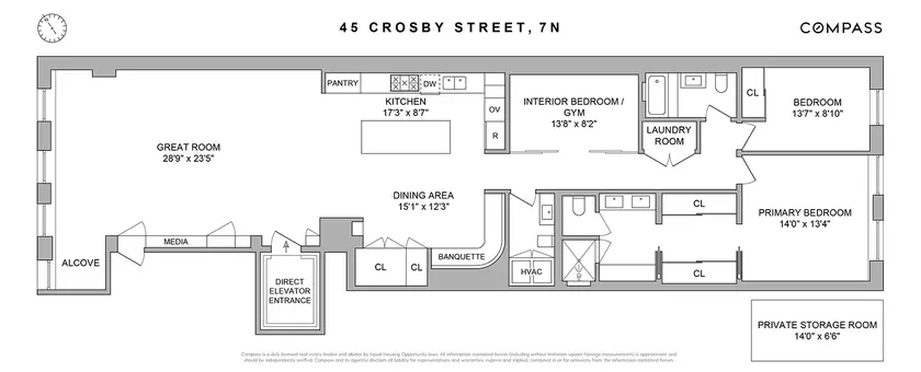 45 Crosby Street, #7N