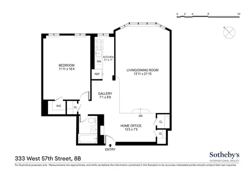 The Westmore, 333 West 57th Street, #8B