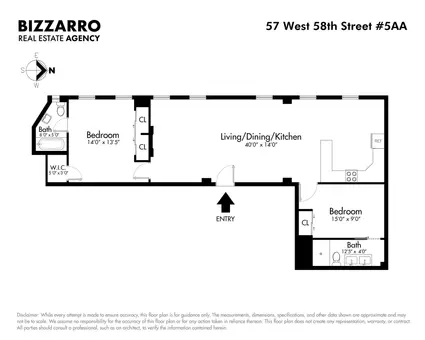 The Coronet, 57 West 58th Street, #5AAA