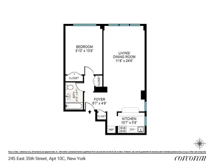 The Townsley, 245 East 35th Street, #10C