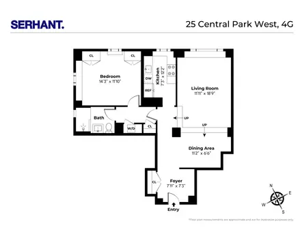 The Century, 25 Central Park West, #4G