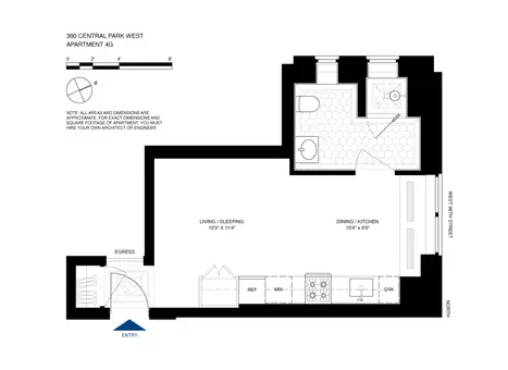 360 Central Park West, #4G