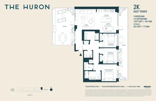 The Huron, 29 Huron Street, #2KE