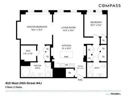 London Terrace Towers, 410 West 24th Street, #4J