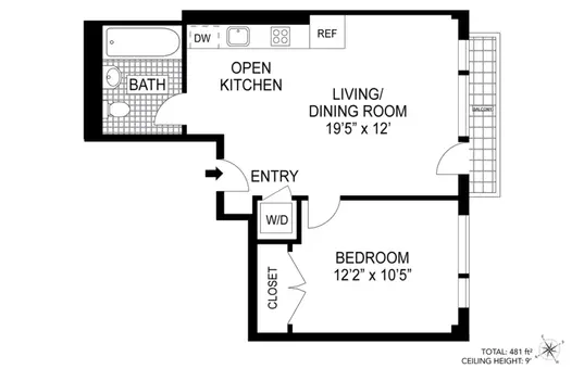 THREE99, 399 East 8th Street, #3B