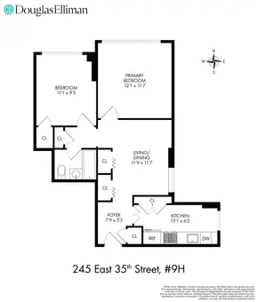 The Townsley, 245 East 35th Street, #9H