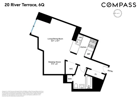 The Solaire, 20 River Terrace, #6Q