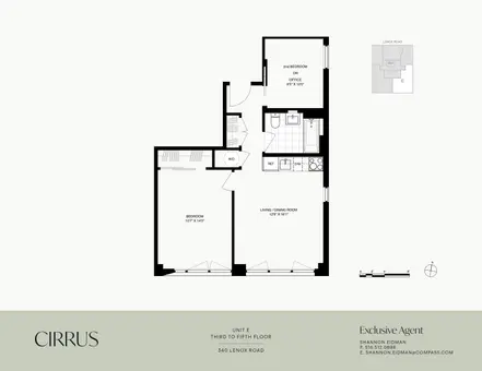 Cirrus, 340 Lenox Road, #4E