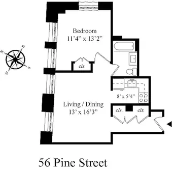 Cambridge Club Condominium, 56 Pine Street, #8F