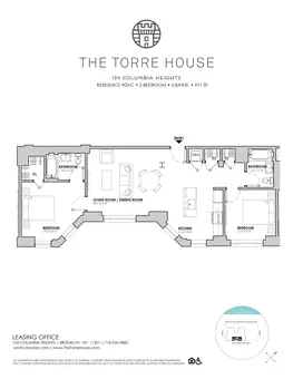 Torre House, 124 Columbia Heights, #903