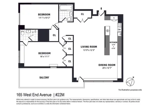 Lincoln Towers, 165 West End Avenue, #22M