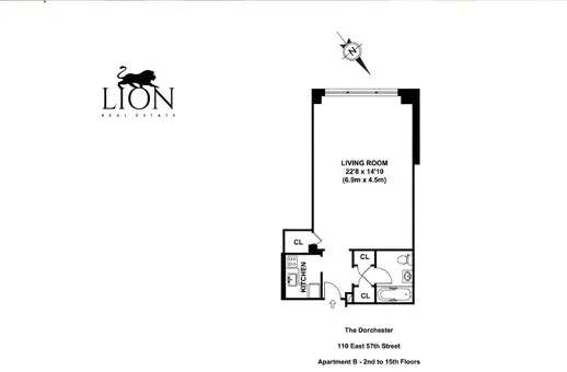 The Dorchester, 110 East 57th Street, #16B