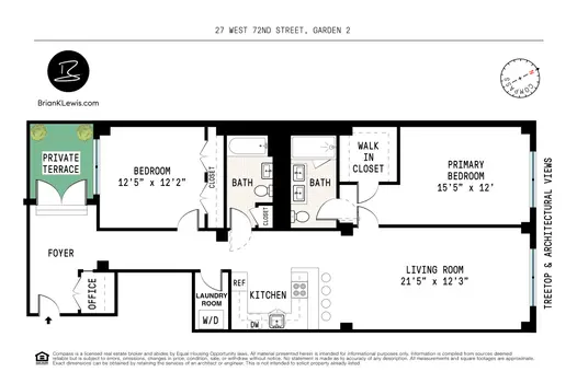 The Olcott, 27 West 72nd Street, #G2