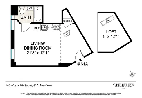 Lincoln Spencer Arms, 140 West 69th Street, #61A