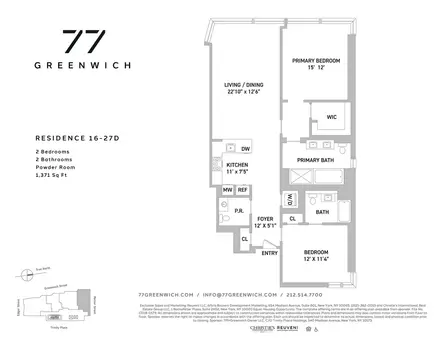 77 Greenwich Street, #19D