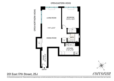 Park Towers, 201 East 17th Street, #25J