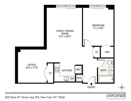 The 505, 505 West 47th Street, #2FS