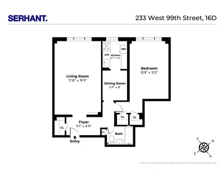 Trafalgar, 233 West 99th Street, #16D