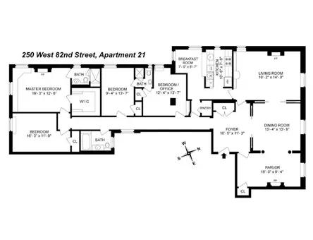 The Saxony, 250 West 82nd Street, #21