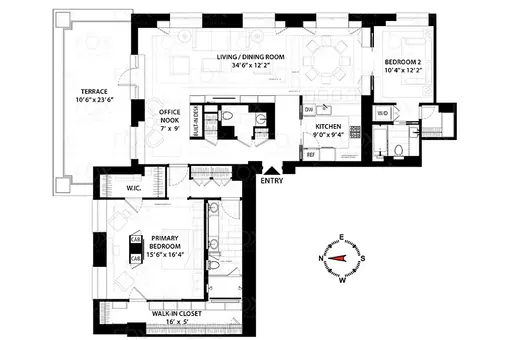 The Trafalgar House, 188 East 70th Street, #10BC