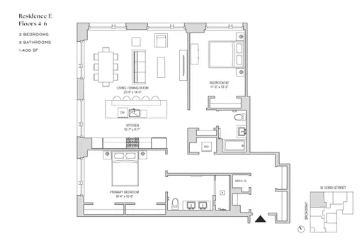 The Rockwell, 218 West 103rd Street, #5E