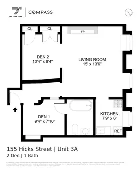 155 Hicks Street, #3A