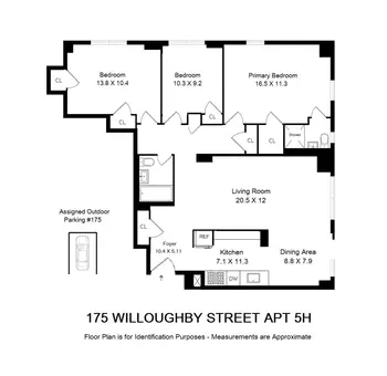 University Towers, 175 Willoughby Street, #5H