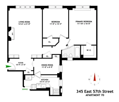 345 East 57th Street, #7D