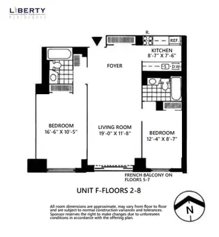 Liberty Terrace, 380 Rector Place, #8F